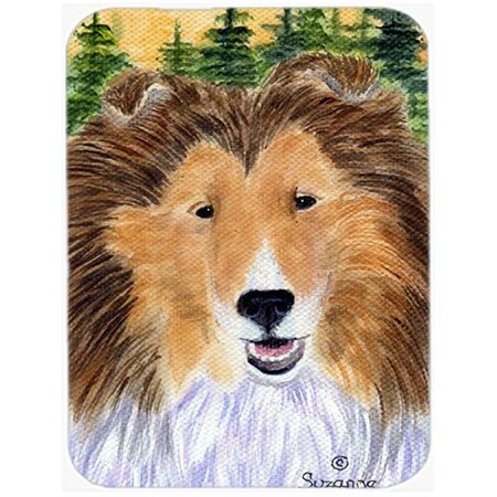 Carolines Treasures Carolines Treasures SS8141LCB Sheltie Glass Cutting Board - Large; 15 H x 12 L in. SS8141LCB